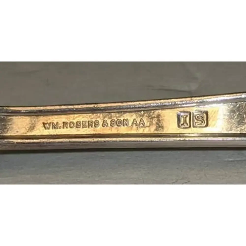 WM Rogers and Son IS Guild 1935 Forks Striped Filigree Ends Set of 3 Replacement